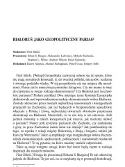 Białoruś jako geopolityczny parias