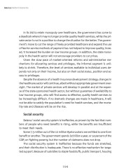 Social Services Sectoral Reforms: Causes and Rationale (Social Security)